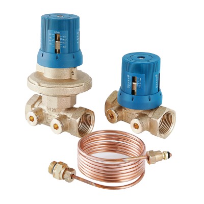 Автоматический регулятор перепада давления VALTEC в комплекте с запорно-регулировочным клапаном, 3/4 50-300 mBar Автоматический регулятор перепада давления VALTEC в комплекте с запорно-регулировочным клапаном, 3/4 50-300 mBar