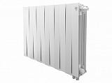 Биметаллический секционный радиатор отопления Royal Thermo Pianoforte Bianco Traffico 500 / 12 секций нижнее правое подключение