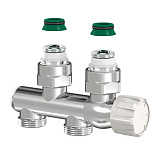 Узел нижнего подключения Flamco VarioCon, цвет хром
