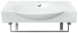 Раковина Sanita Luxe Infinity 65 с полотенцедержателем белая