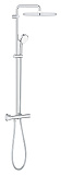 Душевая система Grohe Tempesta Cosmopolitan 250 поворотная с термостатом, хром 26689000