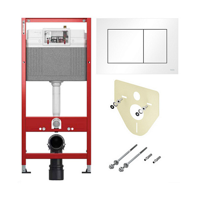 Комплект инсталляции TECE TECEbase 2.0 с панелью смыва TECEnow белая Комплект инсталляции TECE TECEbase 2.0 с панелью смыва TECEnow белая