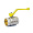 Кран шаровой LD 47.15.B-B.Р.GAS газовый, внутренняя резьба, 1/2, рычаг