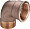 Отвод Viega 90 бронза Rp-резьба 3092 3/8 x 3/8 281748