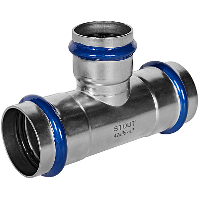 Тройник переходной Stout из нержавеющей стали 42х35х42 ВПр (SSS-2014-423542) Тройник переходной Stout из нержавеющей стали 42х35х42 ВПр (SSS-2014-423542)