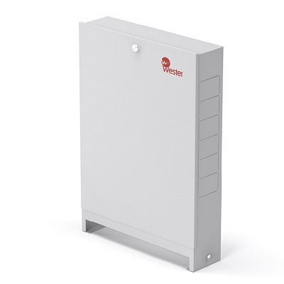 Шкаф коллекторный Wester наружный ШРН-4 (848 х 118 х 652-715) Шкаф коллекторный Wester наружный ШРН-4 (848 х 118 х 652-715)