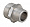 Ниппель VALTEC переходной 1 1/2 х 1/2 наружная резьба, никелированная латунь