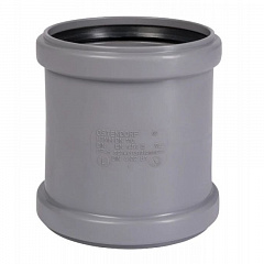 Муфта двойная для внутренней канализации Ostendorf HTMM 125