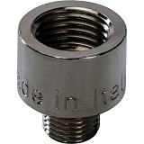 Переходник Stout никелированная латунь, внутренняя-наружная резьба 1/2X3/8