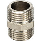 Ниппель Stout SFT-0004 из никелированной латуни с наружной резьбой 4