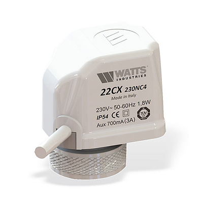 Сервопривод Watts 22CX230NC2, НЗ, 230 В Сервопривод Watts 22CX230NC2, НЗ, 230 В