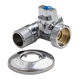 Кран шаровой Valfex для подключения сантехнических приборов 1/2x3/4x1/2 дюйма правый