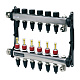Коллектор TECE TECEfloor для поверхностного отопления 1 x 16 push-fit, 4 контура