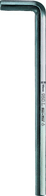 Г-образный ключ WERA 950 L хром, 3 x 126 мм