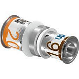 Переходник Uponor S-Press PLUS 20 x 16 мм, 10 бар, латунь