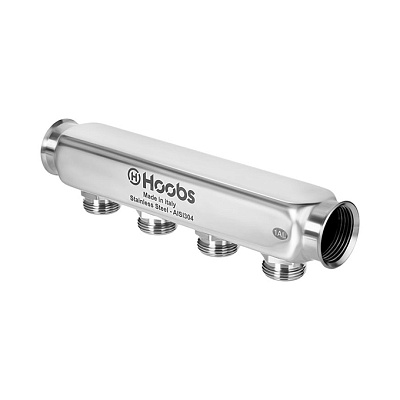 Коллектор HOOBS , без регулировки, 1 х 3/4 -3 вых . Коллектор HOOBS , без регулировки, 1 х 3/4 -3 вых .