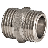 Ниппель VALTEC 3/4 наружная резьба, никелированная латунь