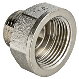 Переходник VALTEC 1/2 х 1/4 внутренняя-наружная резьба, никелированная латунь