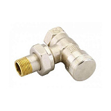 Клапан запорный Danfoss на обратку для бокового присоединения, RLV 20, 3/4, угловой никелированный