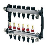 Коллектор TECE TECEfloor для поверхностного отопления 1 x 16 push-fit, 9 контуров