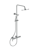 Душевая система Ideal Standard с настенным смесителем IdealRain Cerafine O BC525AA