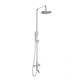 Душевая система IDDIS со смесителем, верхним душем и изливом, Optima Home