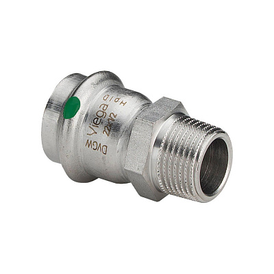 Соединение Viega с наружной резьбой 22 мм х R 1/2 , Sanpress Inox, модель 2311
