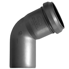 Отвод Sinikon D40x67 град., вн.канализация, 504019.R