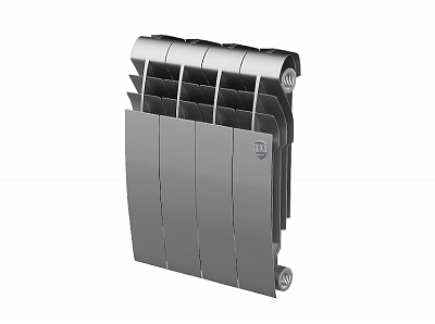 Биметаллический секционный радиатор отопления Royal Thermo Biliner 350 / Silver Satin / 4 секции Биметаллический секционный радиатор отопления Royal Thermo Biliner 350 / Silver Satin / 4 секции