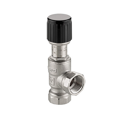 Клапан перепускной VALTEC угловой 1/2 (5-25 кПа) (VT.665.N.0401) Клапан перепускной VALTEC угловой 1/2 (5-25 кПа) (VT.665.N.0401)