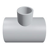 Тройник Thermaflex редукционный для раструбной сварки PB-T25/25/20