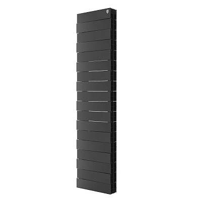Биметаллический секционный радиатор отопления Royal Thermo PianoForte Tower Noir Sable 300 / 18 секций нижнее подключение Биметаллический секционный радиатор отопления Royal Thermo PianoForte Tower Noir Sable 300 / 18 секций нижнее подключение