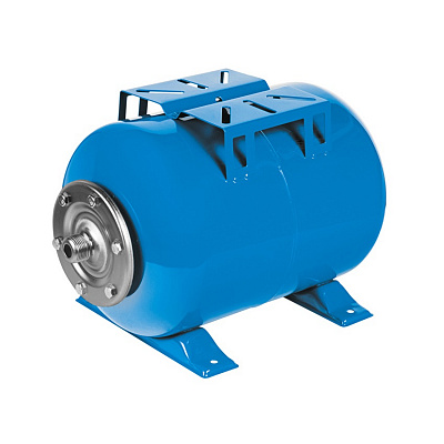 Расширительный бак (гидроаккумулятор) UNIPUMP 50л, горизонтальный, для системы водоснабжения