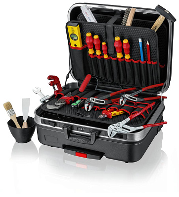 Набор инструментов KNIPEX BIG Basic Move Plumbing чемодан инструментальный для сантехники, 31 пр. Набор инструментов KNIPEX BIG Basic Move Plumbing чемодан инструментальный для сантехники, 31 пр.