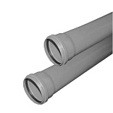 Труба для внутренней канализации Valfex OPTIMA D50 с раструбом L=0,75 м (50x750)