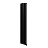 Стальной трубчатый радиатор отопления Royal Thermo Shift R22 VC2180 - 10 секций RAL9005m (черный)