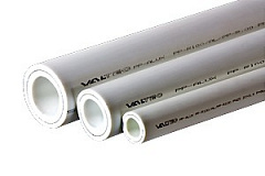 Полипропиленовая труба VALTEC армированная алюминием PP-ALUX PN 25, VTp.700.AL25.40, 40 x 6,7 мм