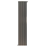 Алюминиевый секционный радиатор отопления Stout Sebino 1800 / 4 секции (серый)