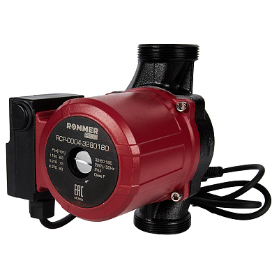 Циркуляционный насос Rommer трехскоростной Profi 32/80-180 Циркуляционный насос Rommer трехскоростной Profi 32/80-180