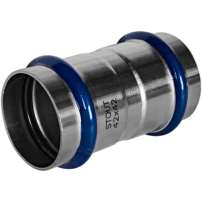 Муфта равнопроходная Stout из нержавеющей стали 42 ВПр (SSS-2017-000042)