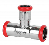 Тройник MVI пресс из оцинкованной стали, с уменьшением диаметра 42x35x42