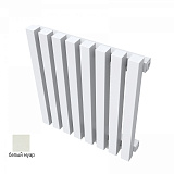 Стальной трубчатый радиатор отопления КЗТО QUADRUM 60 V 500-12 R RAL 1Т104S9016 белый муар