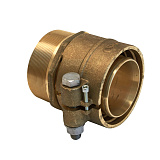 Зажимной наконечник Usystems с наружной резьбой для полимерных труб PN10 40x5,5-R1 1/4НР