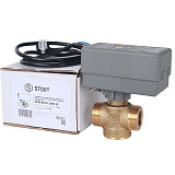 Зональный клапан Stout компактный 2-ходовой, сервопривод 230V, с кабелем 1м., НР 1 Kv 12