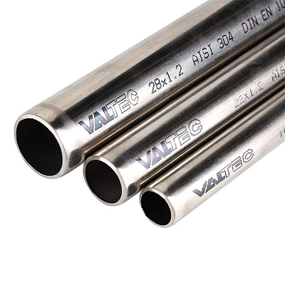 Труба VALTEC из нержавеющей стали, 18 x 1,0 мм, 4 метра (VTi.900.304L.1810R) Труба VALTEC из нержавеющей стали, 18 x 1,0 мм, 4 метра (VTi.900.304L.1810R)