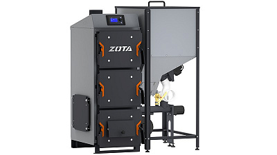 Твердотопливный напольный котел отопления ZOTA Focus 12 Твердотопливный напольный котел отопления ZOTA Focus 12