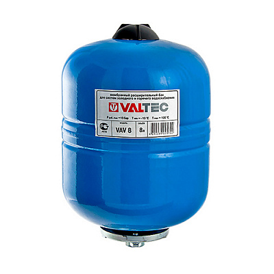 Расширительный бак VALTEC VT.AV.B 12л, для системы горячего водоснабжения Расширительный бак VALTEC VT.AV.B 12л, для системы горячего водоснабжения
