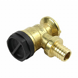 Отвод KAN-therm Push латунный короткий, фиксируемый 18х2 G1/2 ВР