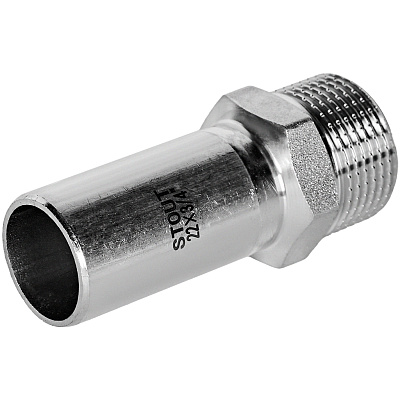 Вставка переходная Stout из нержавеющей стали 22х3/4 НПр-НР (SSS-2024-002234) Вставка переходная Stout из нержавеющей стали 22х3/4 НПр-НР (SSS-2024-002234)