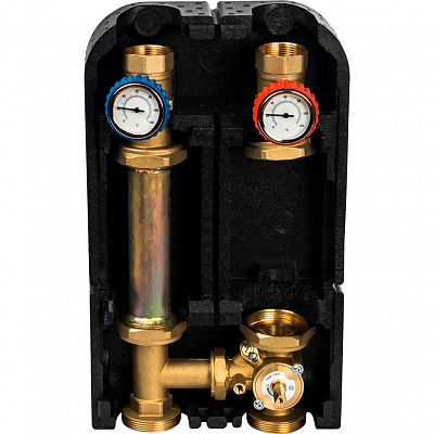 Насосная группа Stout с 3-х ходовым приводным смесителем 1 1/4 без насоса DN 32, 39 kW[DT10C], SDG-0007-003201